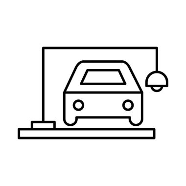 Kolayca değiştirebilen veya düzenleyebilen Otomobil İzole Vektör simgesi