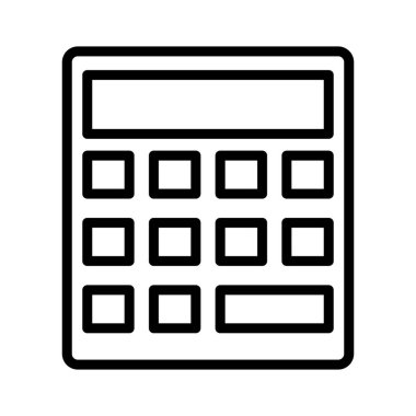 Kolayca düzenleyebilen ya da düzenleyebilen izole edilmiş hesap vektörü simgesi