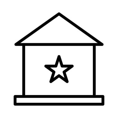 En sevilen ev izole edilmiş vektör simgesi kolayca düzenlenebilir ya da düzenlenebilir