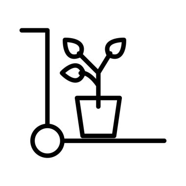 Kolayca değiştirilebilen veya düzenlenebilen izole edilmiş vektör simgesini bırakır