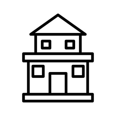 Kolayca değiştirebilen ya da düzenleyebilen Ev İzole Vektör simgesi