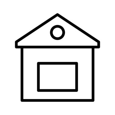 Ev sigortası izole edilmiş vektör simgesi kolayca düzenlenebilir ya da değiştirilebilir