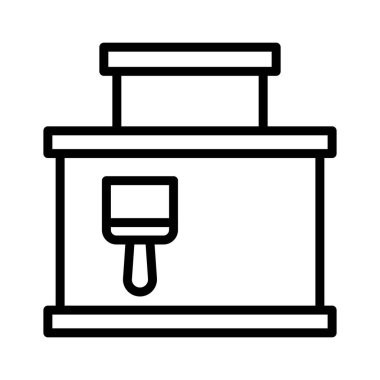 Kolayca değiştirebilen ya da düzenleyebilen ev içi izole edilmiş Vektör simgesi