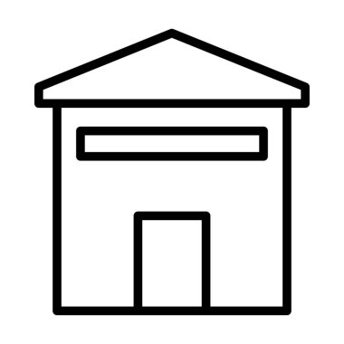 Kolayca değiştirebilen ya da düzenleyebilen ev koruması izole edilmiş Vektör simgesi