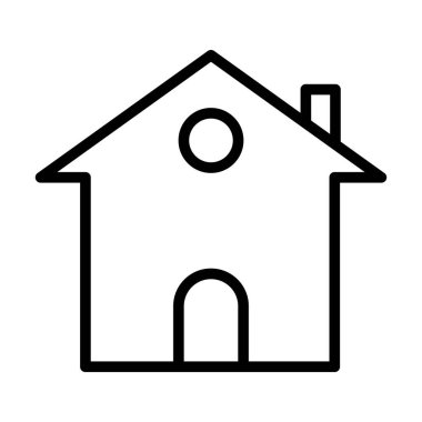 Kolayca değiştirebilen ya da düzenleyebilen ev koruması izole edilmiş Vektör simgesi