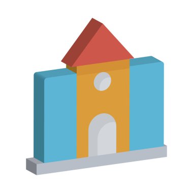 Kolayca değiştirilebilen ve düzenlenebilen uygun fiyatlı ev izole edilmiş vektör simgesi