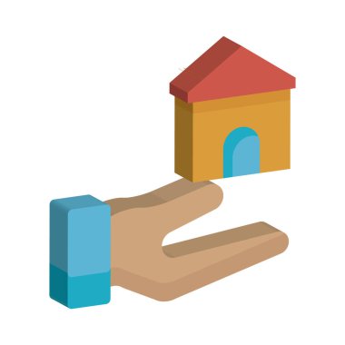 Ev sigortası izole edilmiş vektör simgesi kolayca düzenlenebilir ya da değiştirilebilir