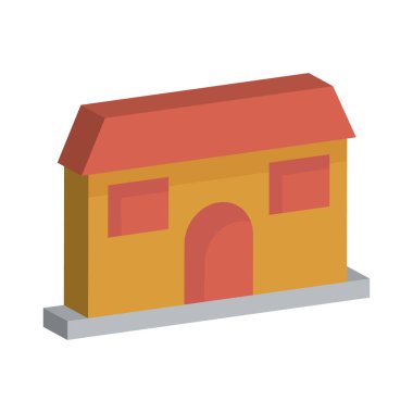 Ev sigortası izole edilmiş vektör simgesi kolayca düzenlenebilir ya da değiştirilebilir