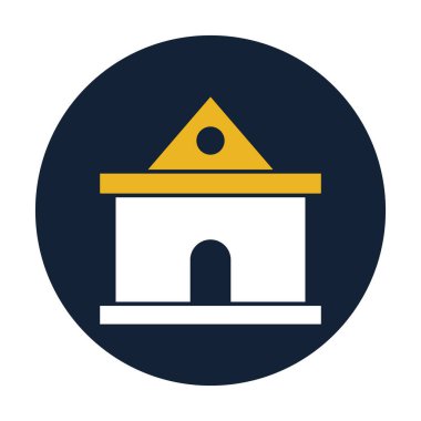 Kolayca değiştirebilen ya da düzenleyebilen Ev İzole Vektör simgesi