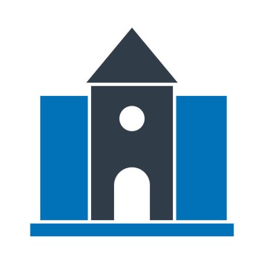 Kolayca değiştirilebilen ve düzenlenebilen uygun fiyatlı ev izole edilmiş vektör simgesi