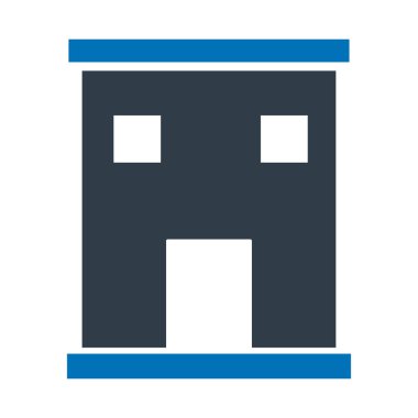 Kolayca değiştirebilen veya düzenleyebilen izole edilmiş vektör simgesi oluşturma enstitüsü