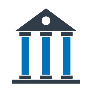 Kolayca değiştirebilen ya da düzenleyebilen Üniversite İzole Vektör simgesi