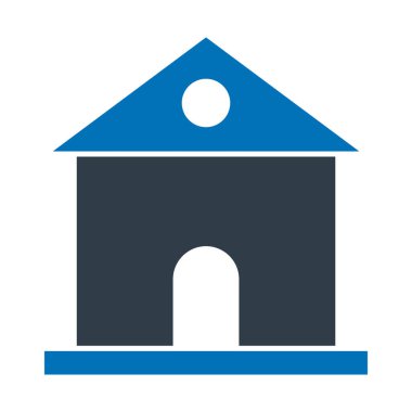 Kolayca değiştirebilen ya da düzenleyebilen Ev İzole Vektör simgesi