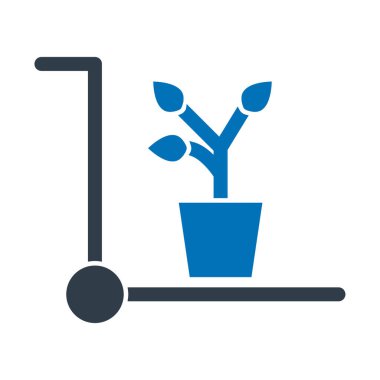 Kolayca değiştirilebilen veya düzenlenebilen izole edilmiş vektör simgesini bırakır