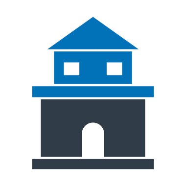 Kolayca değiştirebilen ya da düzenleyebilen Ev İzole Vektör simgesi