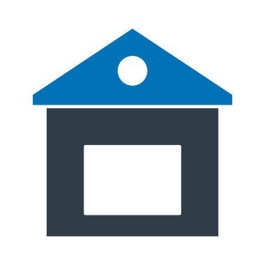 Ev sigortası izole edilmiş vektör simgesi kolayca düzenlenebilir ya da değiştirilebilir