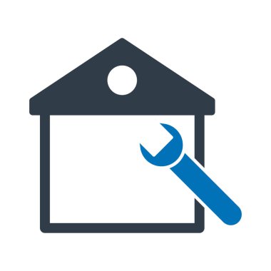 Kolayca değiştirebilen ya da düzenleyebilen Garaj İzole Vektör simgesi