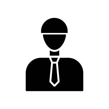 Kolayca değiştirebilen veya düzenleyebilen bankacı izole edilmiş Vektör simgesi