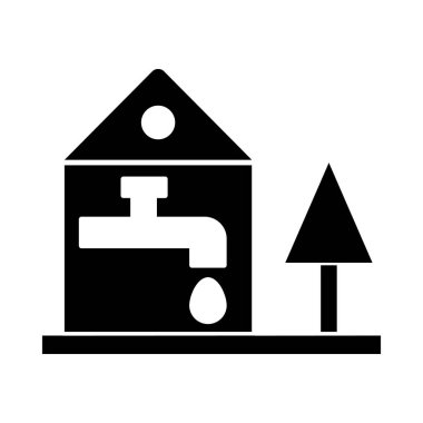 Kolayca değiştirebilen ya da düzenleyebilen Musluk İzole Vektör simgesi