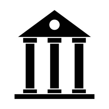 Kolayca değiştirebilen ya da düzenleyebilen Üniversite İzole Vektör simgesi