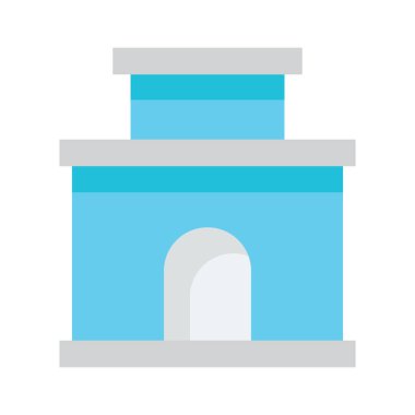 Kabin İzole Vektör simgesi Kolayca değiştirilebilir veya düzenlenebilir