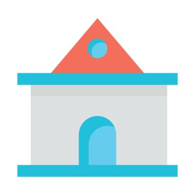 Kolayca değiştirebilen ya da düzenleyebilen Ev İzole Vektör simgesi