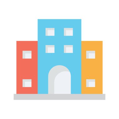 Kolayca değiştirebilen veya düzenleyebilen izole edilmiş Vektör simgesini düzleştirir