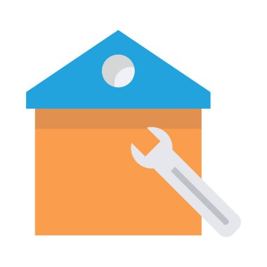 Kolayca değiştirebilen ya da düzenleyebilen Garaj İzole Vektör simgesi