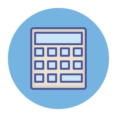 Kolayca düzenleyebilen ya da düzenleyebilen izole edilmiş hesap vektörü simgesi