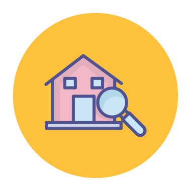 Ev seçimi Kolayca düzenleyebilen ve düzenleyebilen izole edilmiş Vektör simgesi