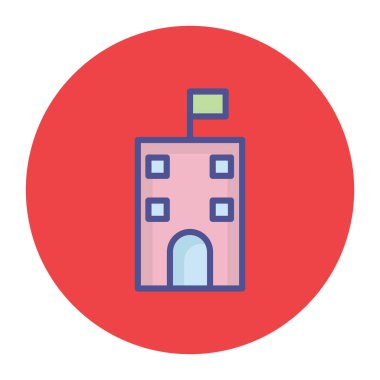 Kolayca değiştirebilen veya düzenleyebilen izole edilmiş vektör simgesi oluşturma enstitüsü