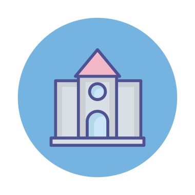 Kolayca değiştirilebilen ve düzenlenebilen uygun fiyatlı ev izole edilmiş vektör simgesi