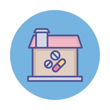 Kolayca değiştirebilen ya da düzenleyebilen Klinik İzole Vektör simgesi