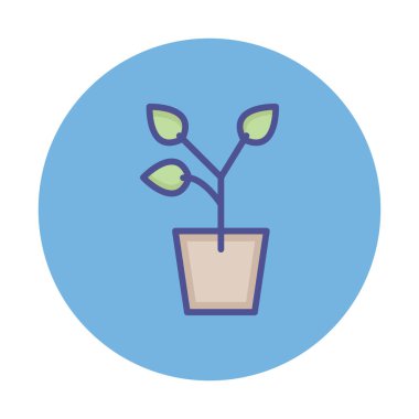 Kolayca değiştirebilen ya da düzenleyebilen bitkisel izole vektör simgesini bırakır