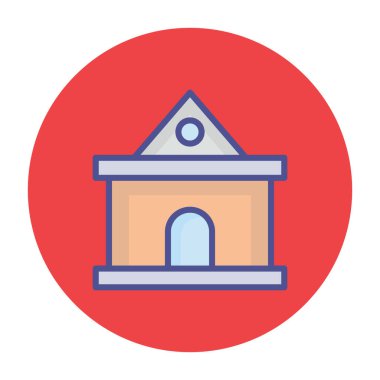 Kolayca değiştirebilen ya da düzenleyebilen Ev İzole Vektör simgesi