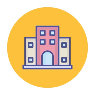 Kolayca değiştirebilen veya düzenleyebilen izole edilmiş Vektör simgesini düzleştirir