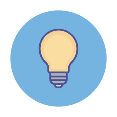 Eko Ampul İzole Vektör simgesi Kolayca değiştirilebilir veya düzenlenebilir