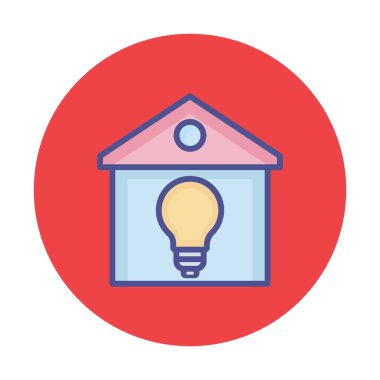 Yerel elektrik izole edilmiş vektör simgesi kolayca değiştirilebilir ya da düzenlenebilir