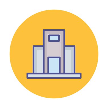 Kolayca değiştirilebilen ve düzenlenebilen uygun fiyatlı ev izole edilmiş vektör simgesi