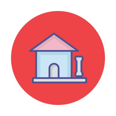 Köpek kemiği izole edilmiş Vektör simgesi Kolayca değiştirilebilir veya düzenlenebilir