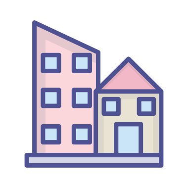 Mimari İzole Vektör simgesi kolayca düzenleyebilir ya da düzenleyebilir