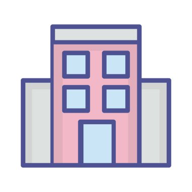 Mimari İzole Vektör simgesi kolayca düzenleyebilir ya da düzenleyebilir