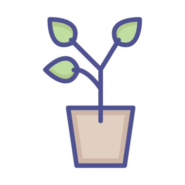 Kolayca değiştirebilen ya da düzenleyebilen bitkisel izole vektör simgesini bırakır