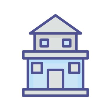 Kolayca değiştirebilen ya da düzenleyebilen Ev İzole Vektör simgesi