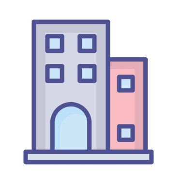 Kolayca değiştirebilen veya düzenleyebilen izole edilmiş Vektör simgesini düzleştirir