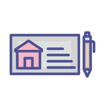 Kolayca düzenleyebilen ve düzenleyebilen ev denetimi izole edilmiş Vektör simgesi