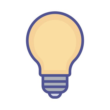 Eko Ampul İzole Vektör simgesi Kolayca değiştirilebilir veya düzenlenebilir