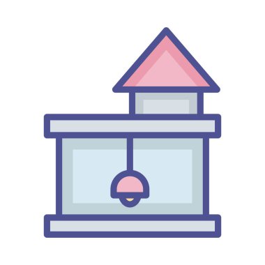 İnşa satışı izole edilmiş vektör simgesi kolayca düzenlenebilir ya da değiştirilebilir