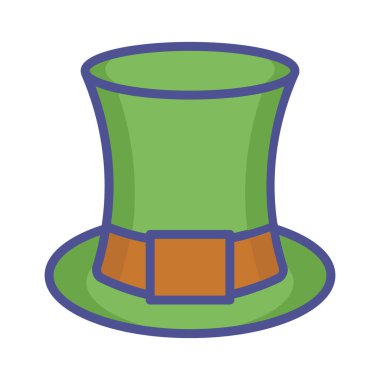 Azize şapkası izole edilmiş Vektör simgesi kolayca değiştirebilir ya da düzenleyebilir