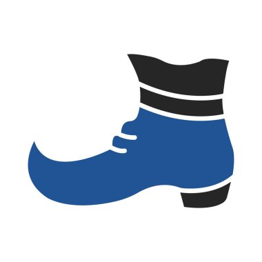 Azize ayakkabıları izole edilmiş Vektör simgesi kolayca düzenlenebilir ya da değiştirilebilir